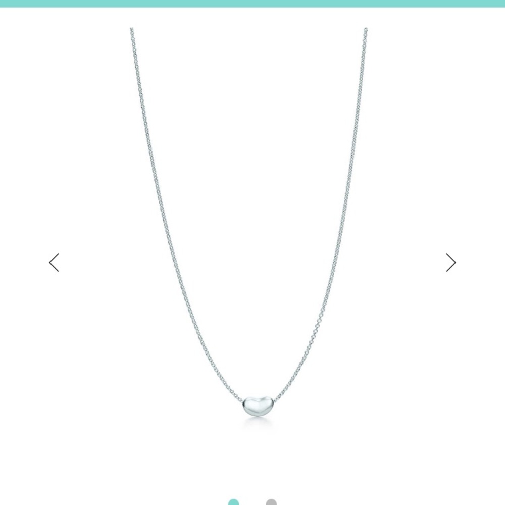 Tiffany Bean Sterling Silver Necklace